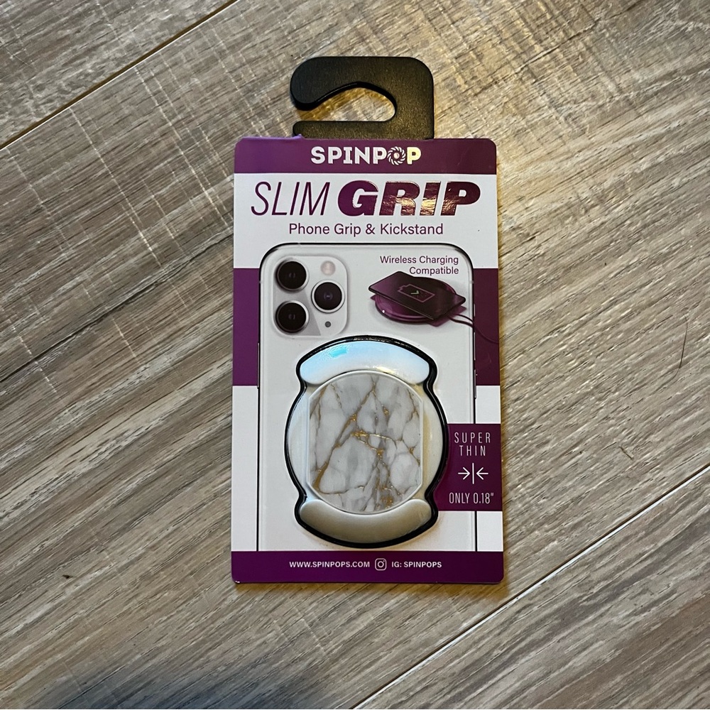 Phone grip and kickstand
